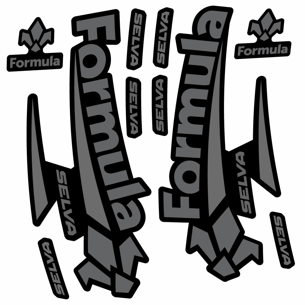 Stickers Formula Selva 2018 compatibles Autocollants fourche 29"