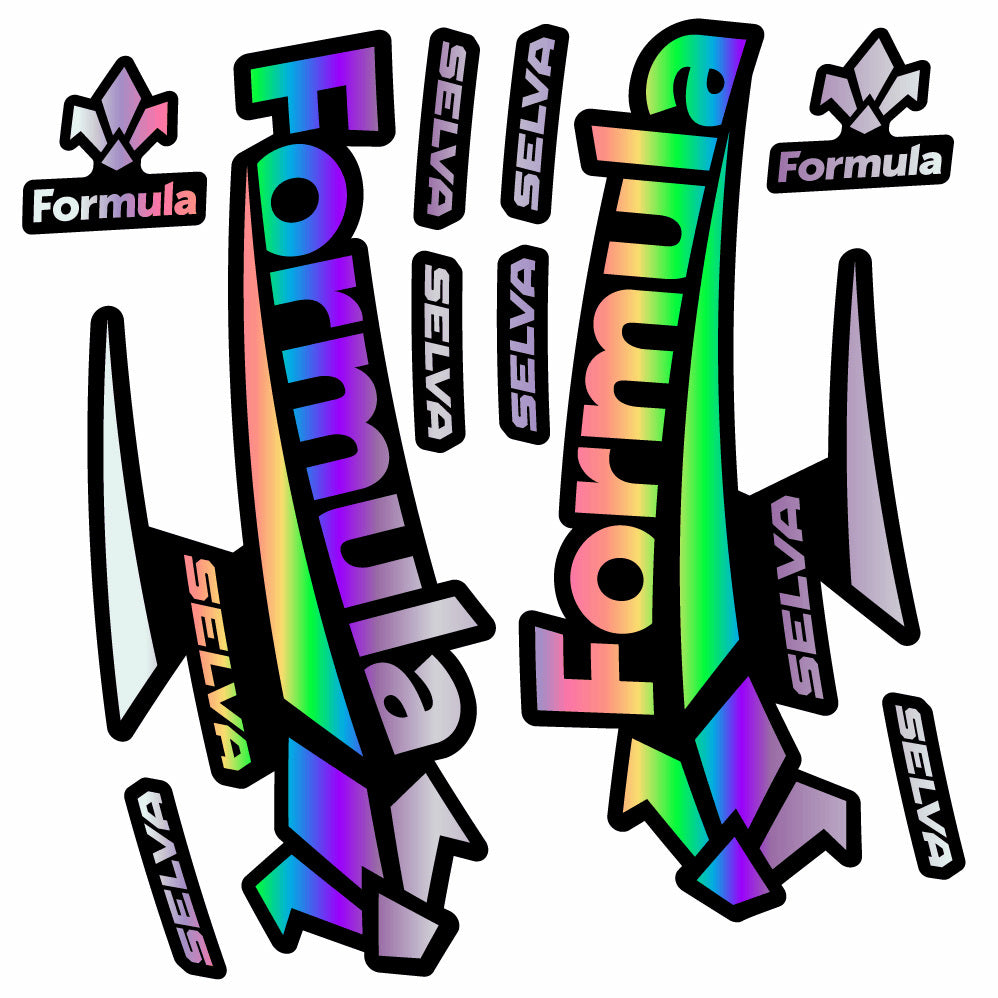Stickers Formula Selva 2018 compatibles Autocollants fourche 29"