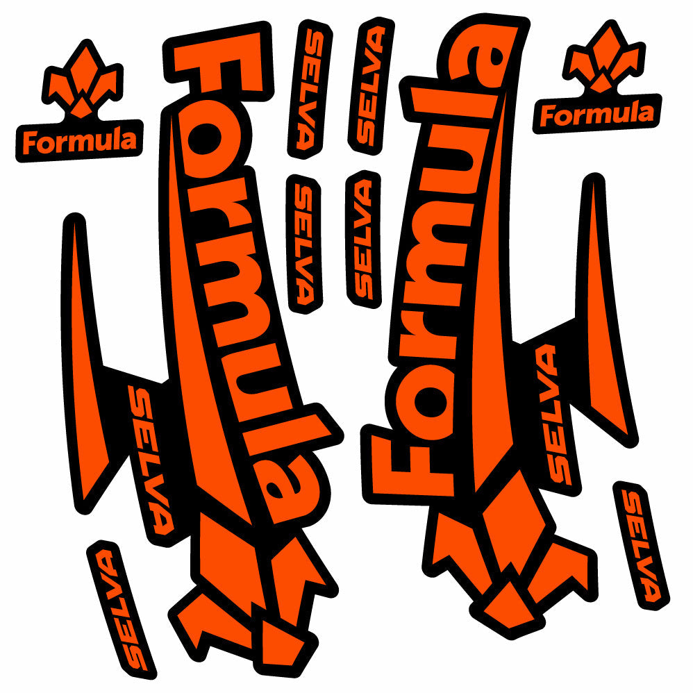 Stickers Formula Selva 2018 compatibles Autocollants fourche 29"