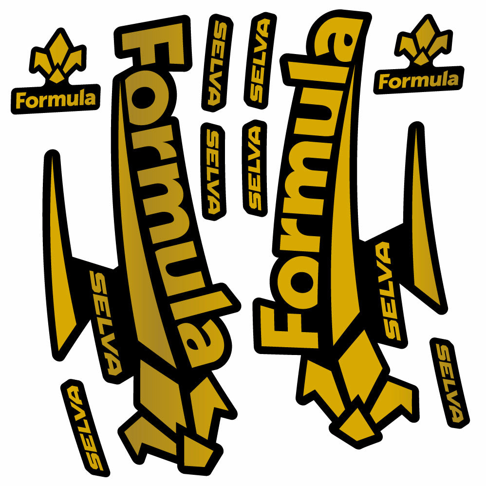 Stickers Formula Selva 2018 compatibles Autocollants fourche 29"