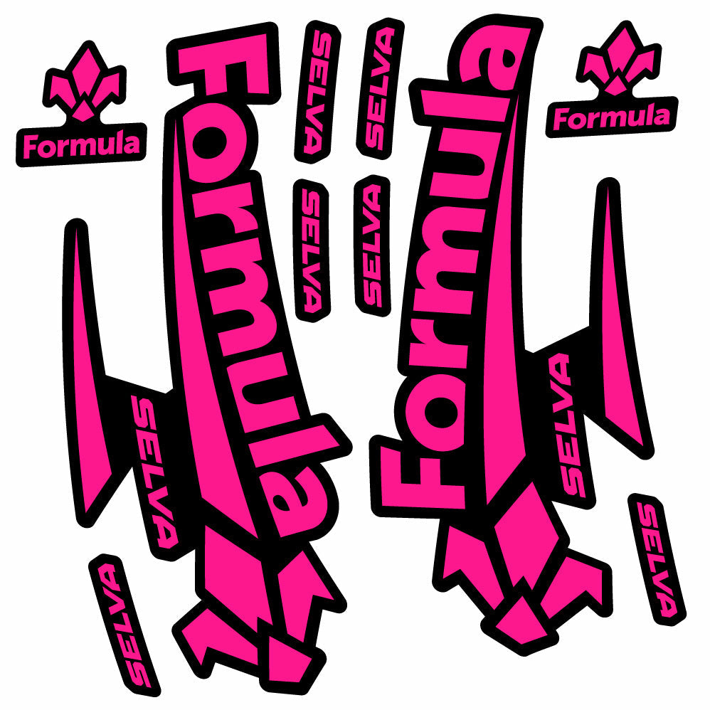 Stickers Formula Selva 2018 compatibles Autocollants fourche 29"