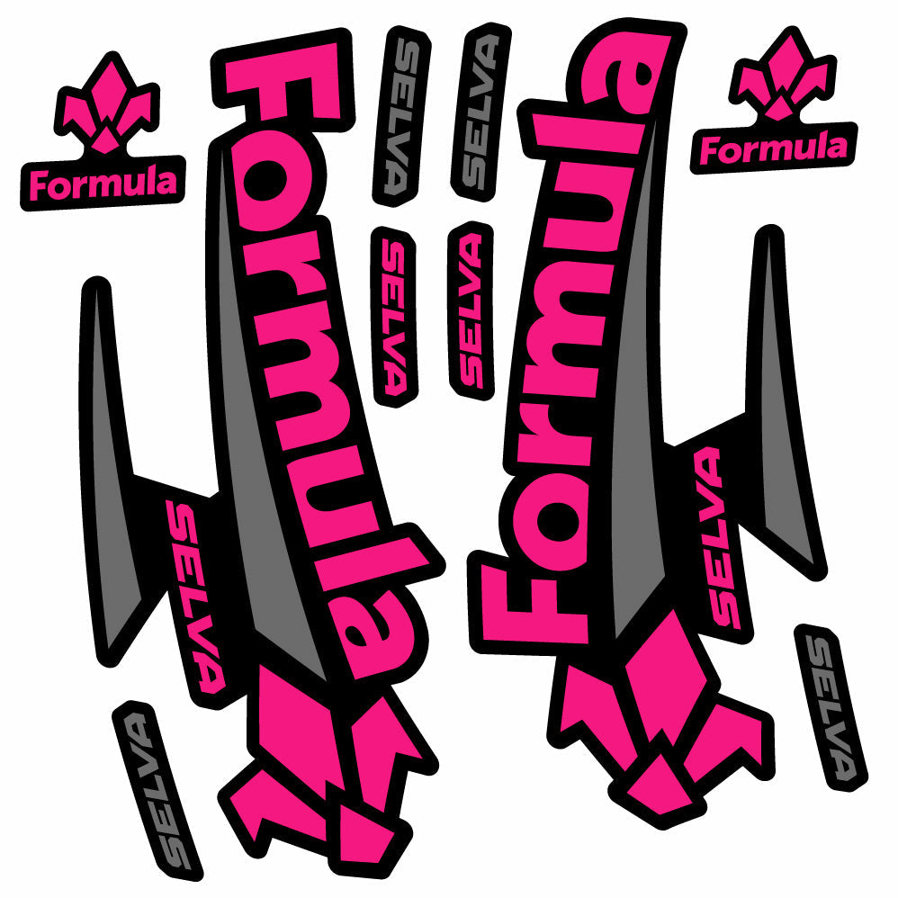 Stickers Formula Selva 2018 compatibles Autocollants fourche 29"