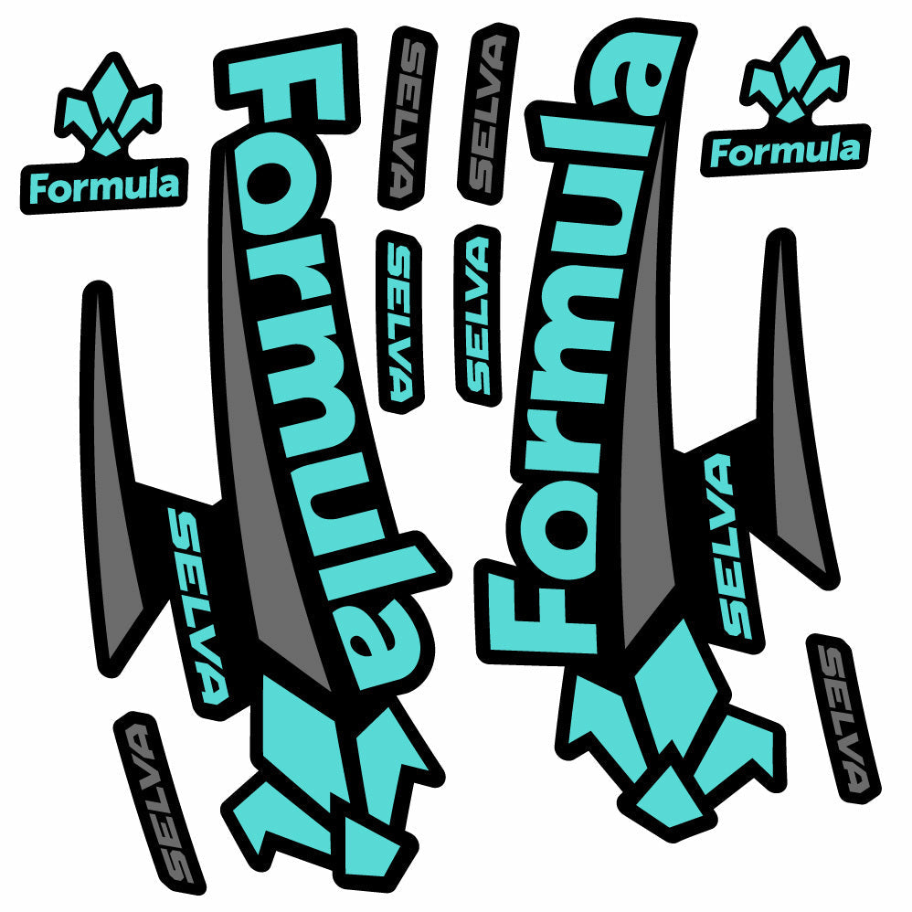 Stickers Formula Selva 2018 compatibles Autocollants fourche 29"