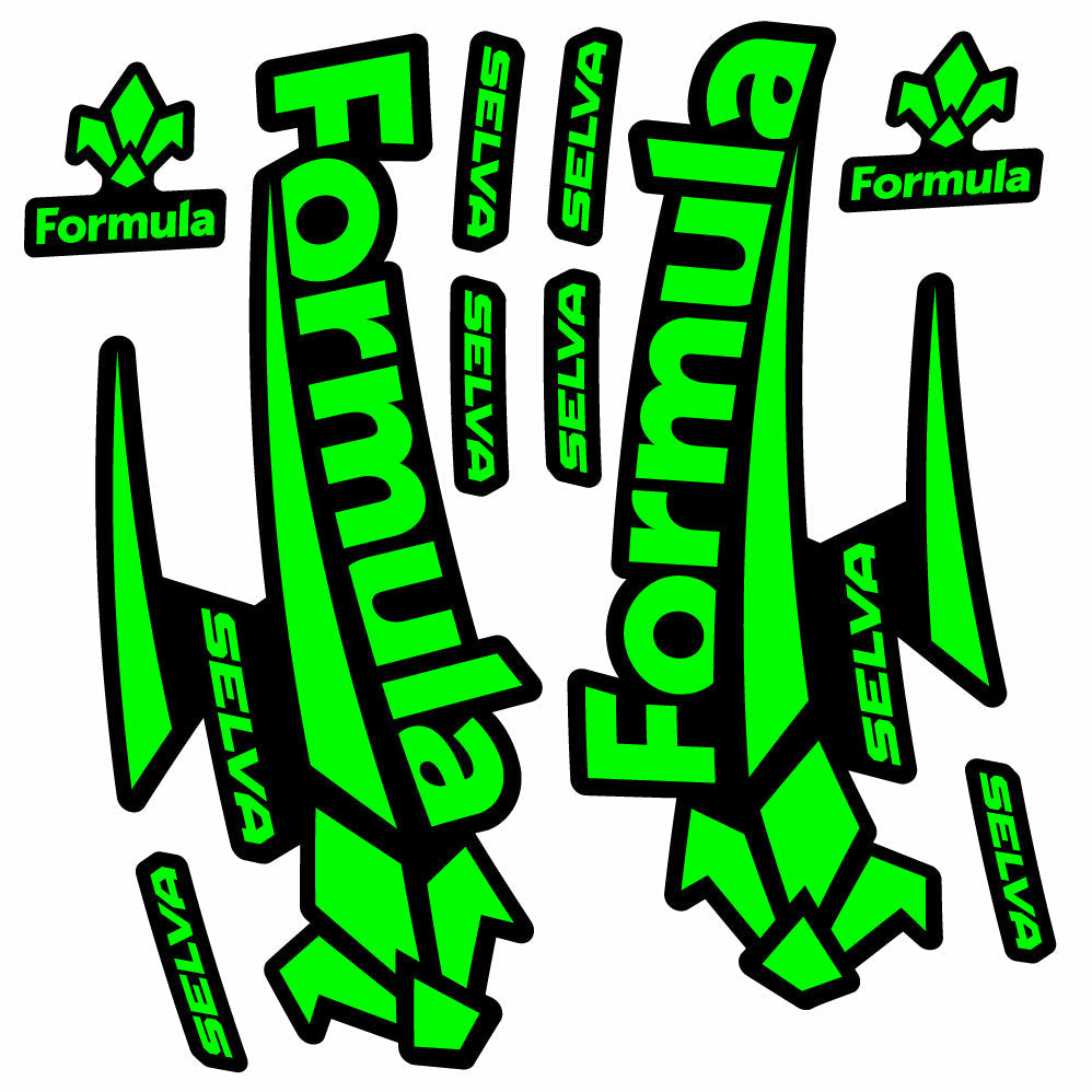 Stickers Formula Selva 2018 compatibles Autocollants fourche 29"