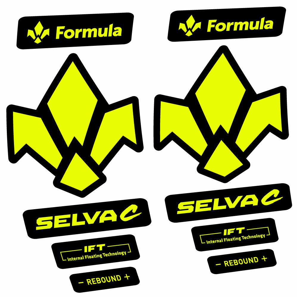 Stickers Formula Selva C 2019 compatibles Autocollants fourche 29"