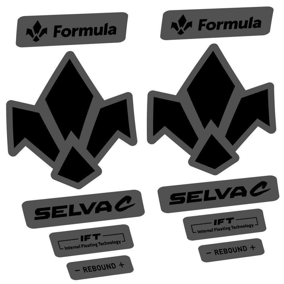 Stickers Formula Selva C 2019 compatibles Autocollants fourche 29"