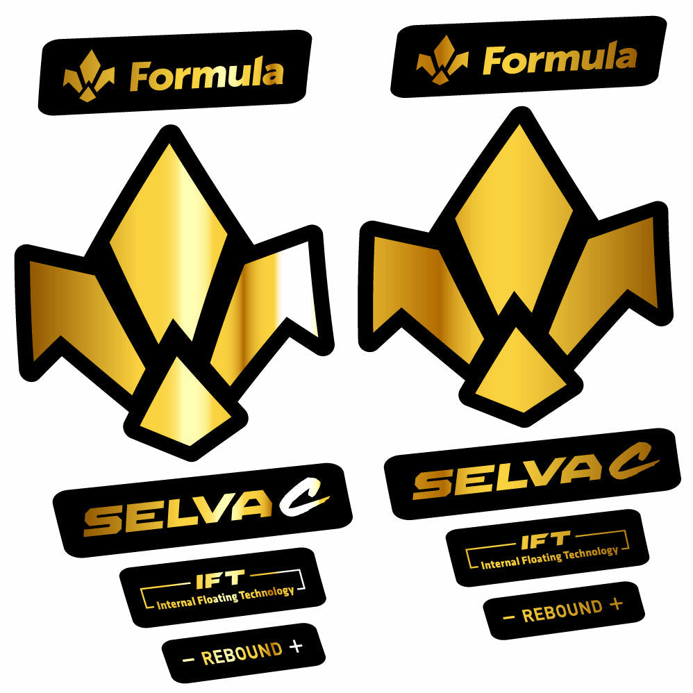 Stickers Formula Selva C 2019 compatibles Autocollants fourche 29"