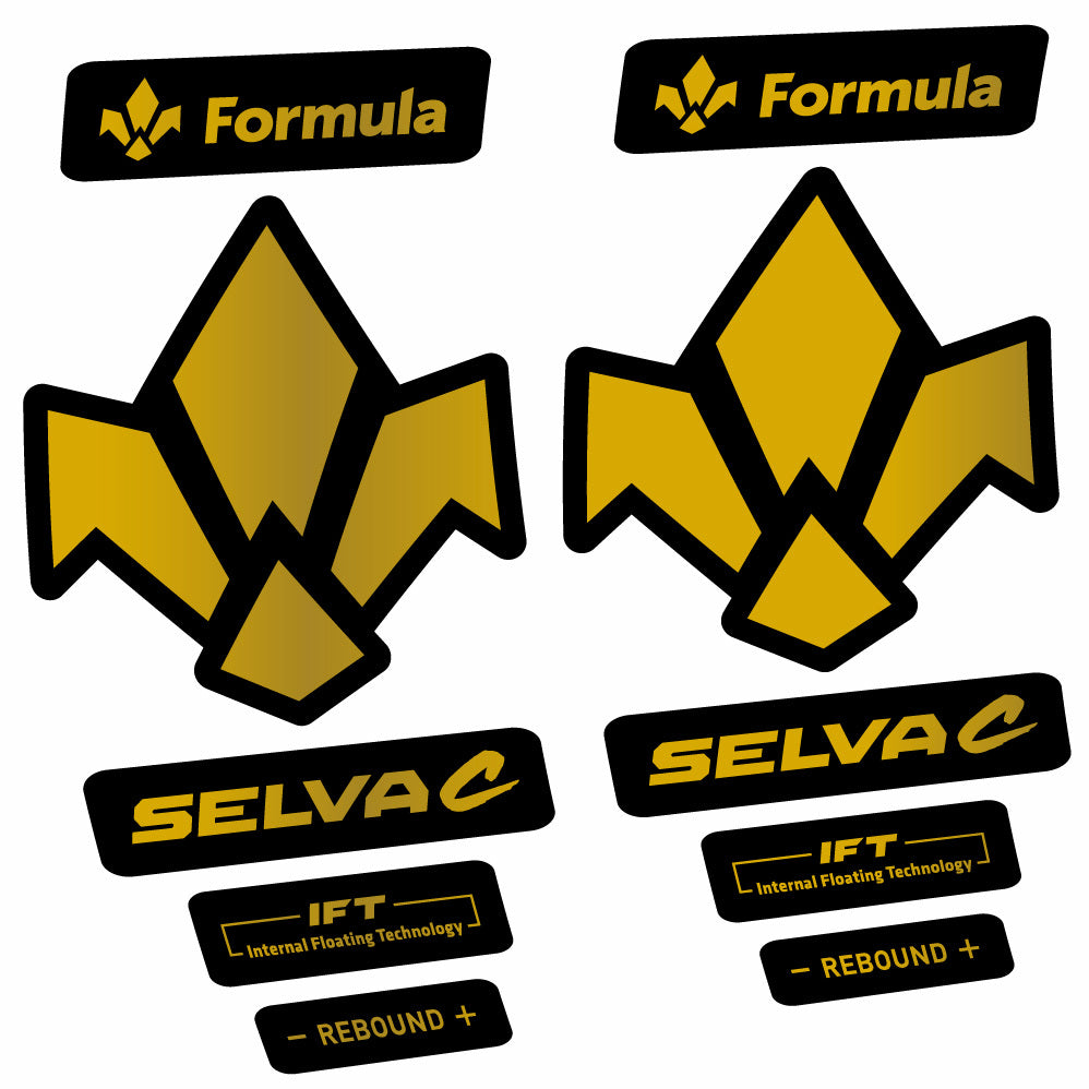 Stickers Formula Selva C 2019 compatibles Autocollants fourche 29"