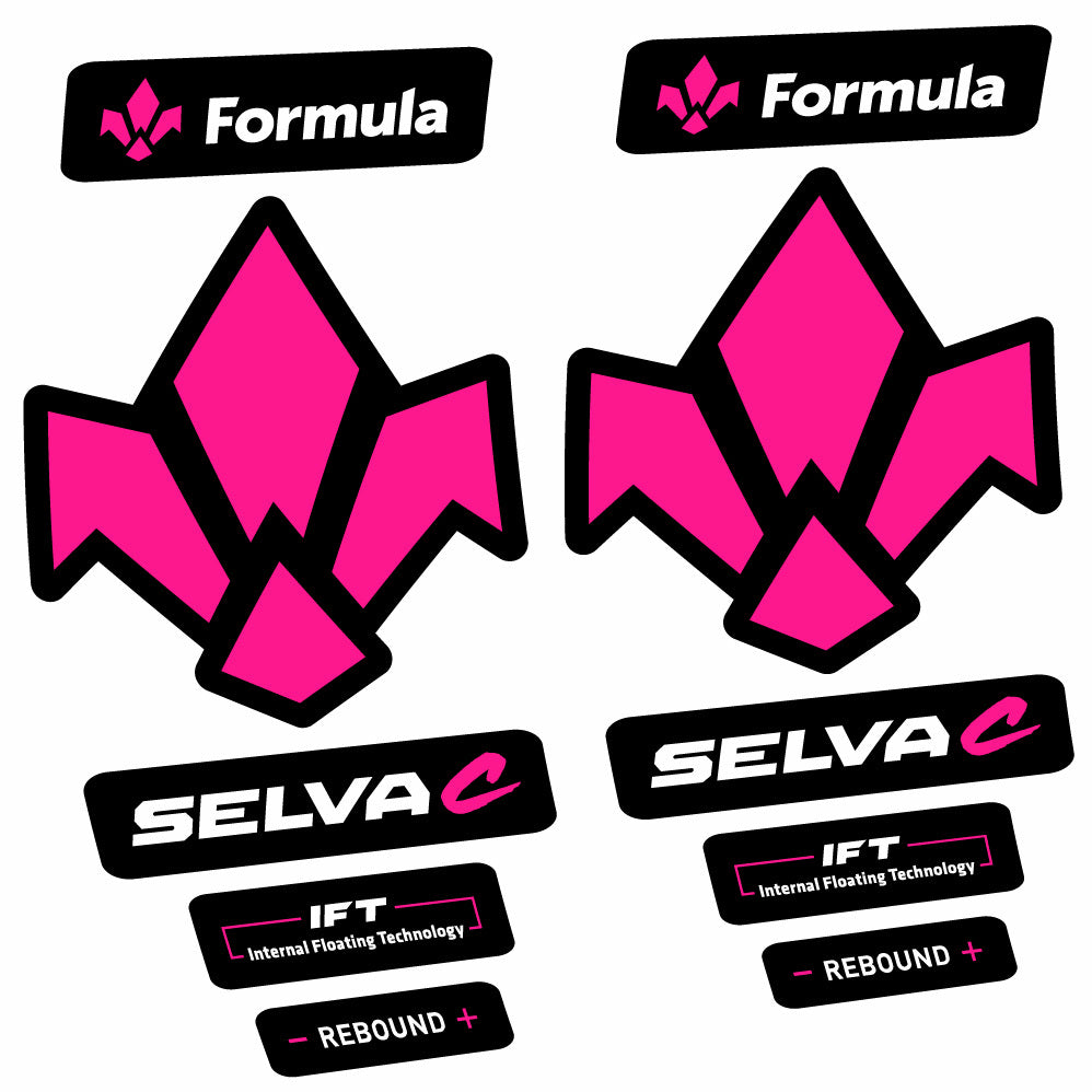 Stickers Formula Selva C 2019 compatibles Autocollants fourche 29"