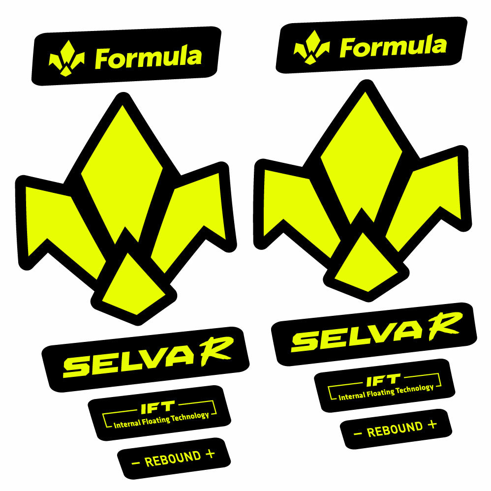 Stickers Formula Selva R 2019 compatibles Autocollants fourche 29"