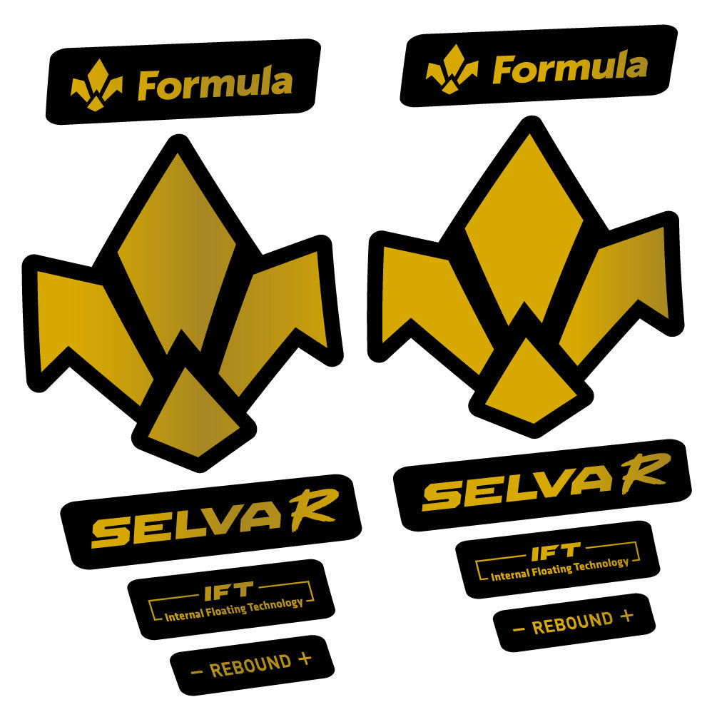 Stickers Formula Selva R 2019 compatibles Autocollants fourche 29"