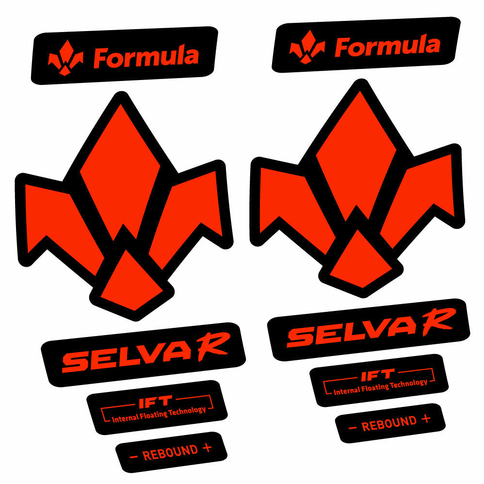 Stickers Formula Selva R 2019 compatibles Autocollants fourche 29"
