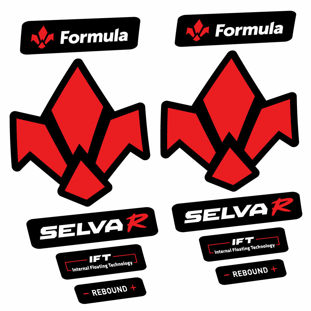 Stickers Formula Selva R 2019 compatibles Autocollants fourche 29"