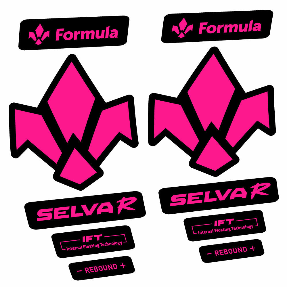 Stickers Formula Selva R 2019 compatibles Autocollants fourche 29"