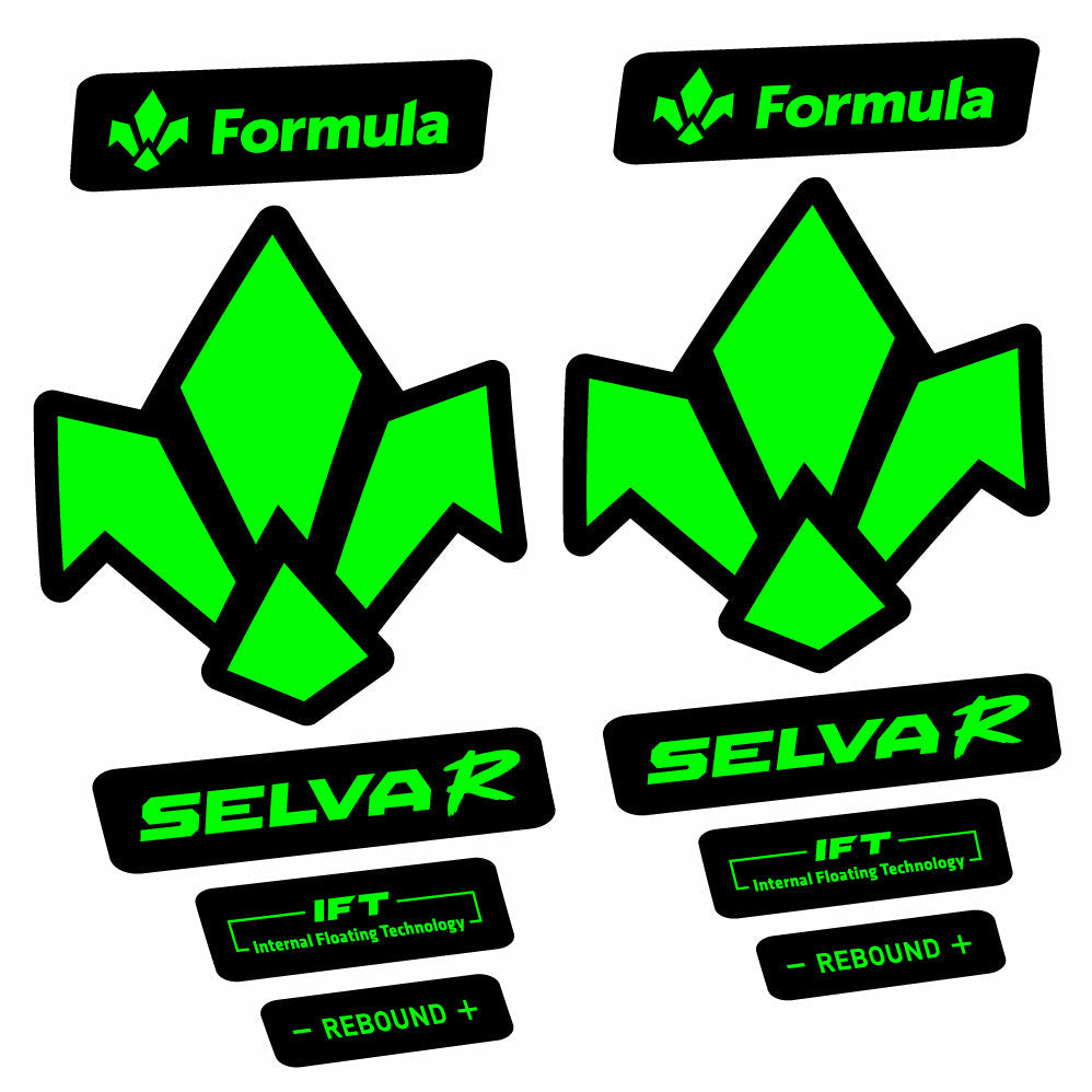 Stickers Formula Selva R 2019 compatibles Autocollants fourche 29"