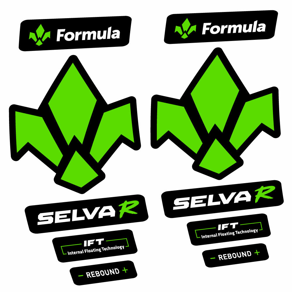 Stickers Formula Selva R 2019 compatibles Autocollants fourche 29"