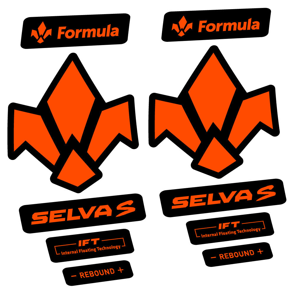 Stickers Formula Selva S 2019 compatibles Autocollants fourche