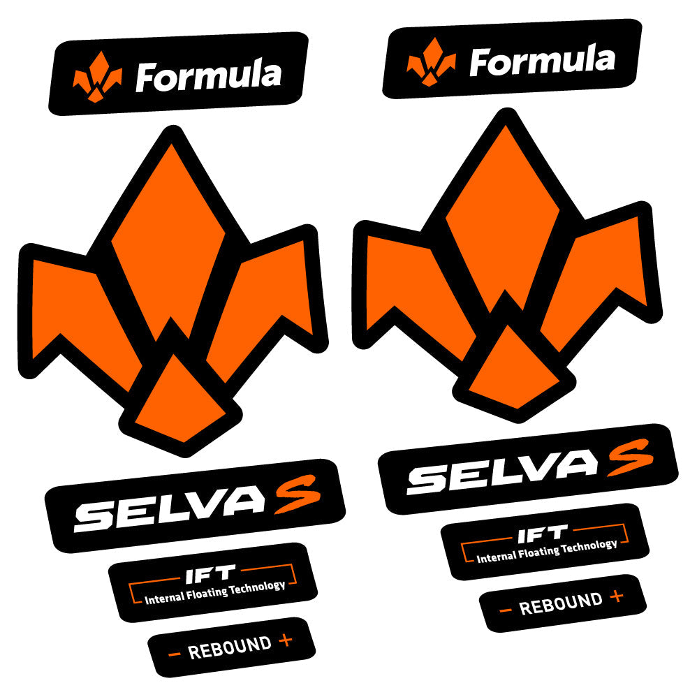 Stickers Formula Selva S 2019 compatibles Autocollants fourche