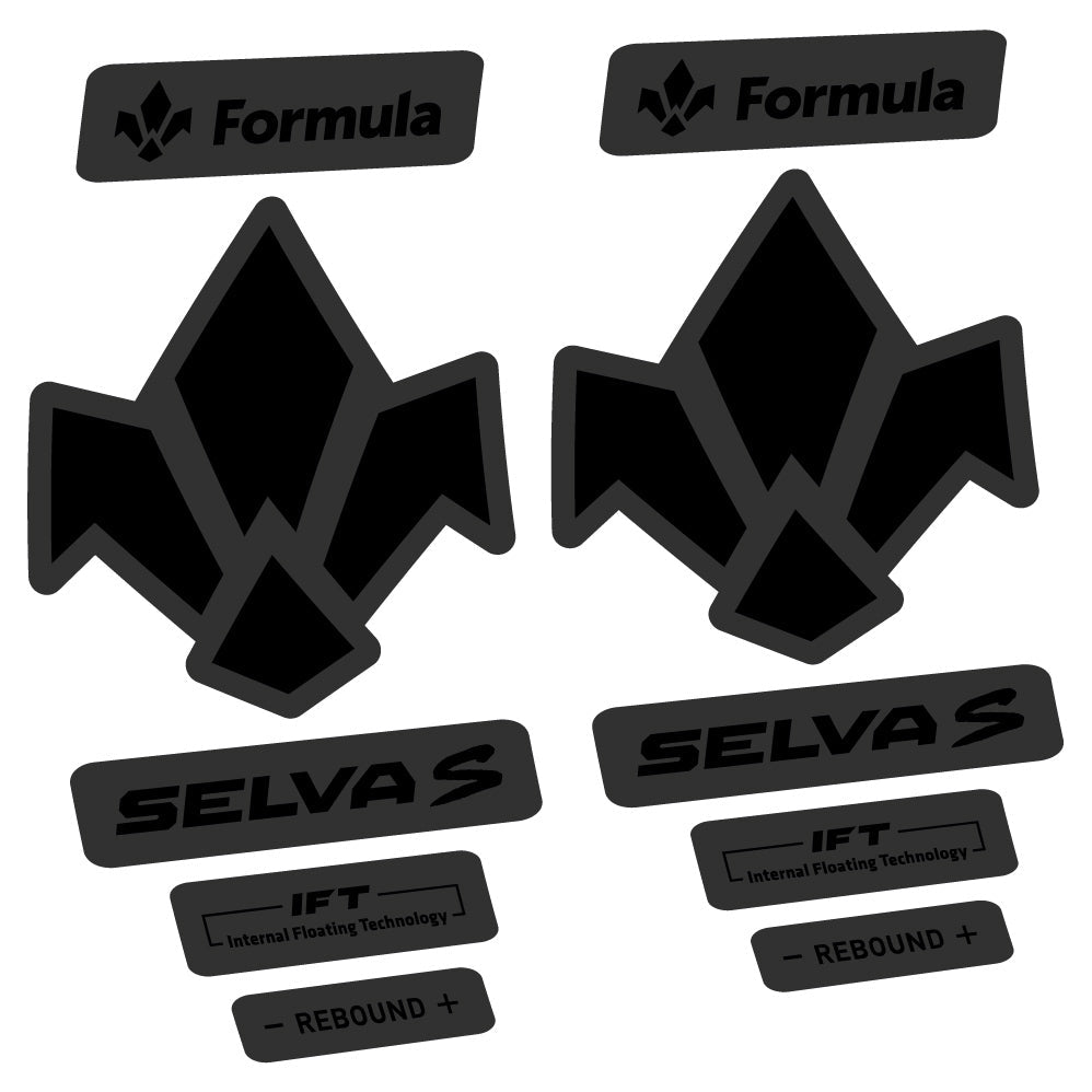 Stickers Formula Selva S 2019 compatibles Autocollants fourche