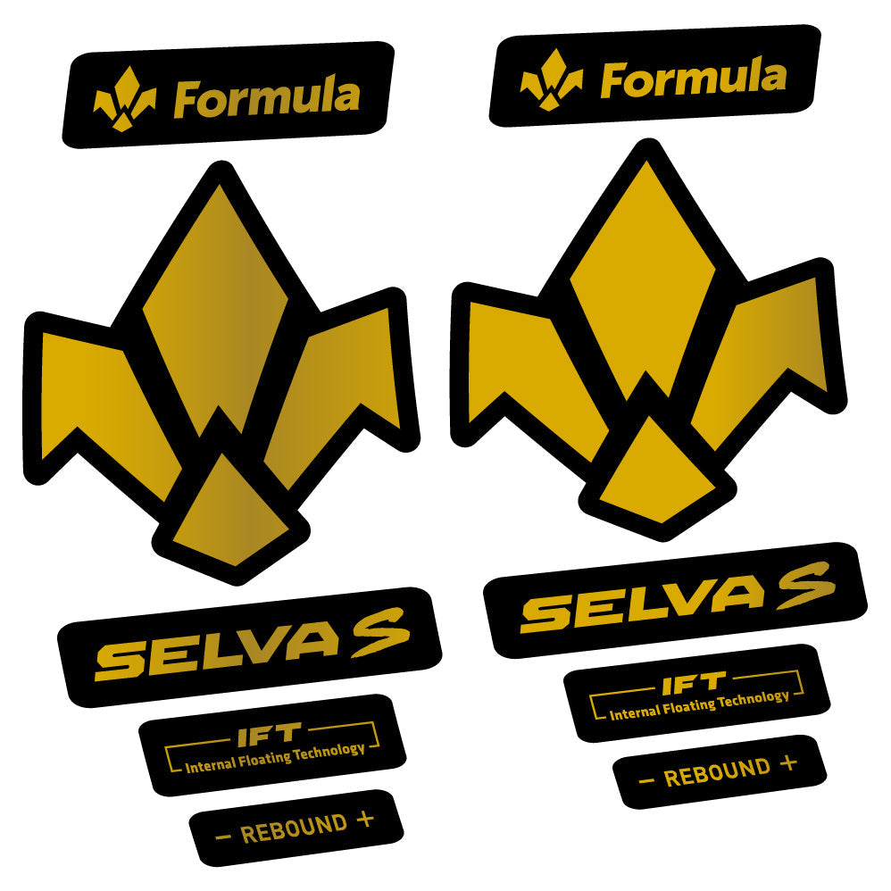 Stickers Formula Selva S 2019 compatibles Autocollants fourche