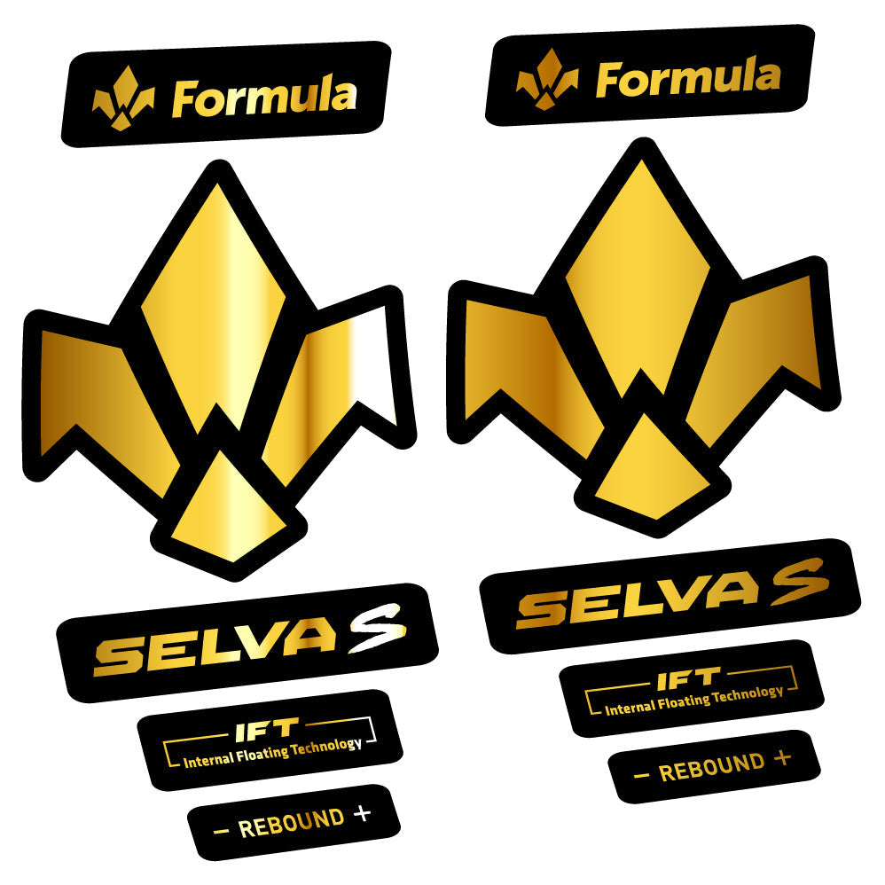 Stickers Formula Selva S 2019 compatibles Autocollants fourche