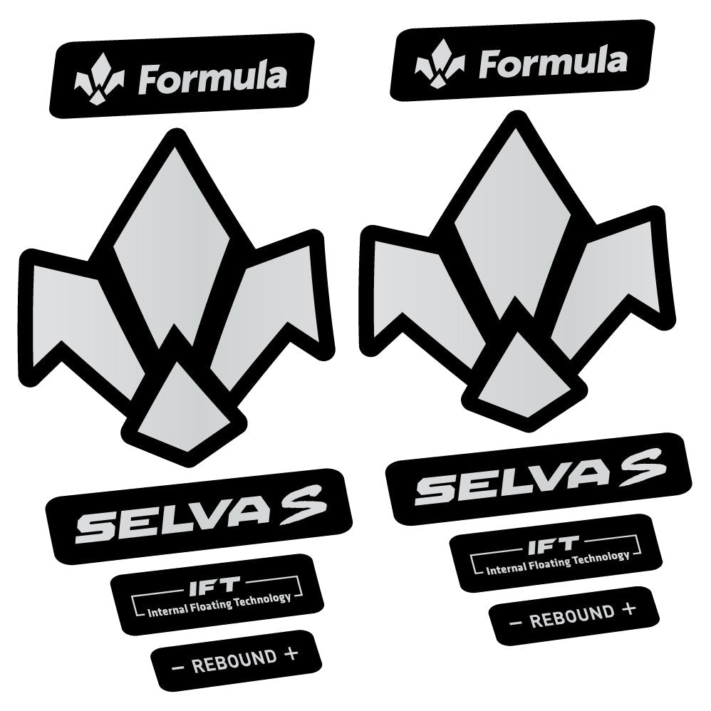 Stickers Formula Selva S 2019 compatibles Autocollants fourche