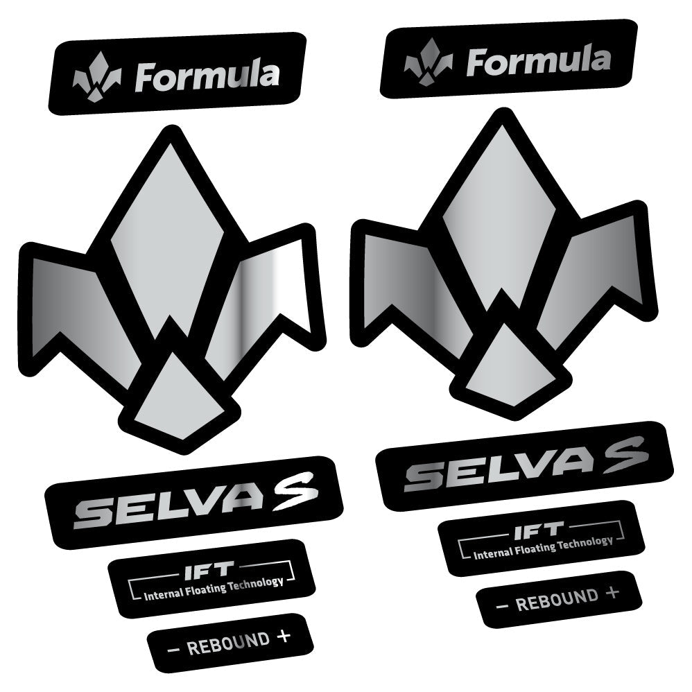 Stickers Formula Selva S 2019 compatibles Autocollants fourche