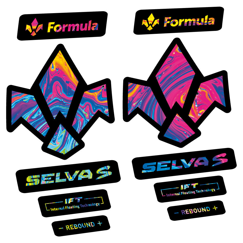 Stickers Formula Selva S 2019 compatibles Autocollants fourche