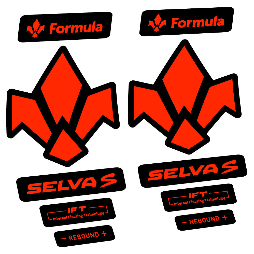 Stickers Formula Selva S 2019 compatibles Autocollants fourche
