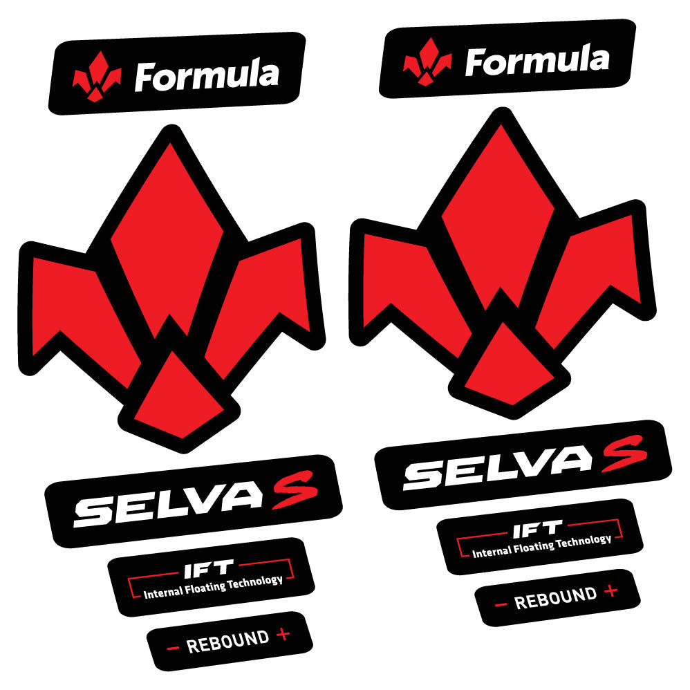 Stickers Formula Selva S 2019 compatibles Autocollants fourche