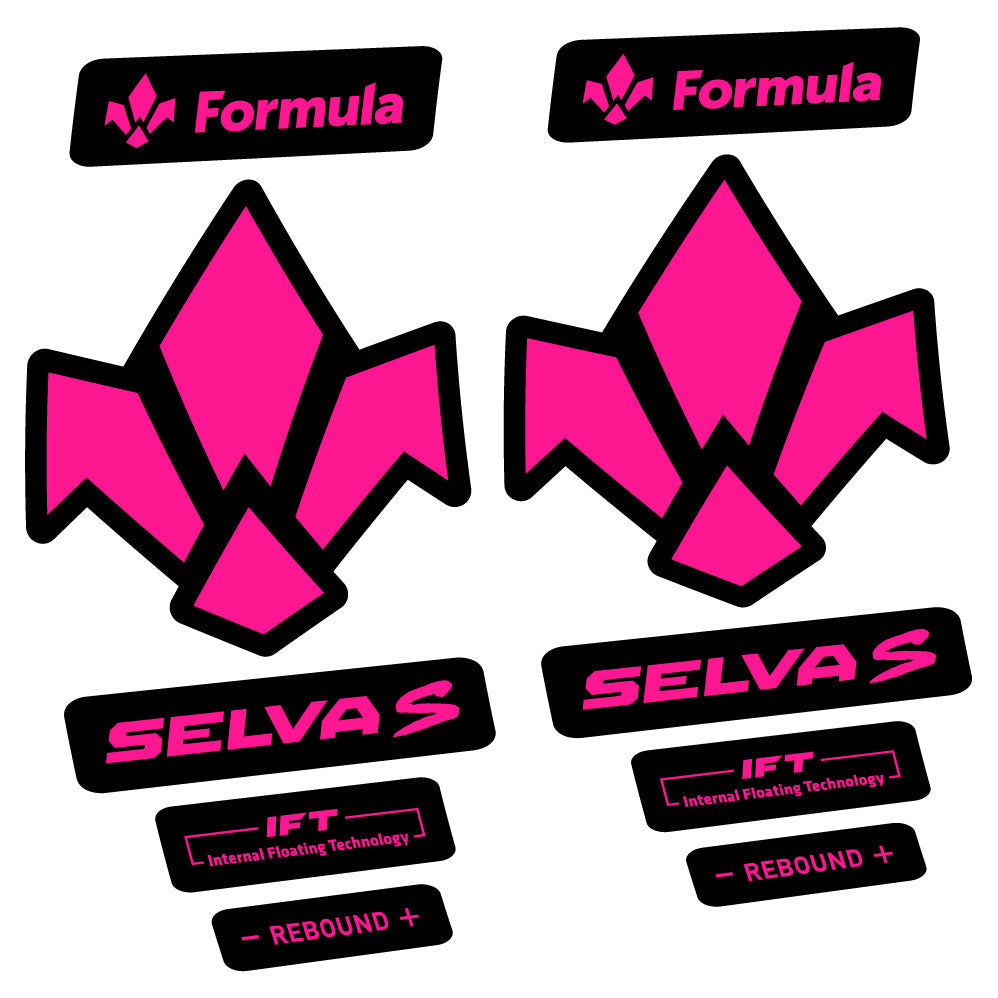 Stickers Formula Selva S 2019 compatibles Autocollants fourche