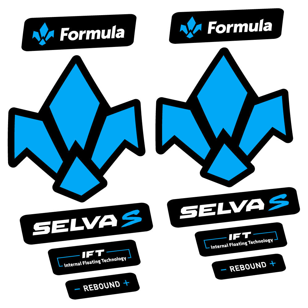 Stickers Formula Selva S 2019 compatibles Autocollants fourche