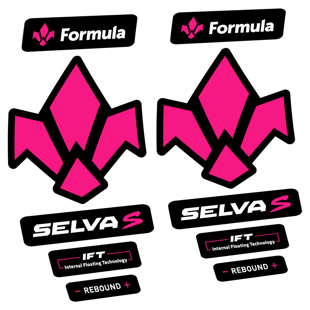 Stickers Formula Selva S 2019 compatibles Autocollants fourche