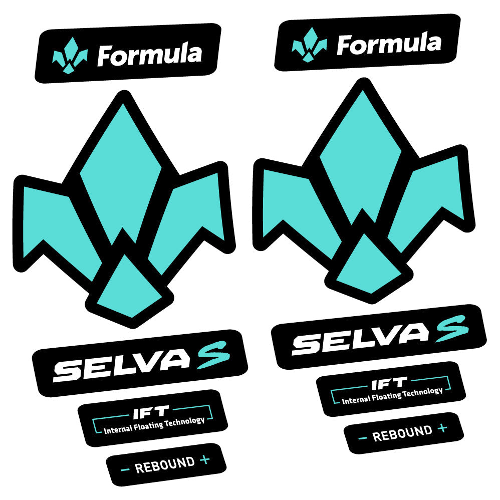 Stickers Formula Selva S 2019 compatibles Autocollants fourche