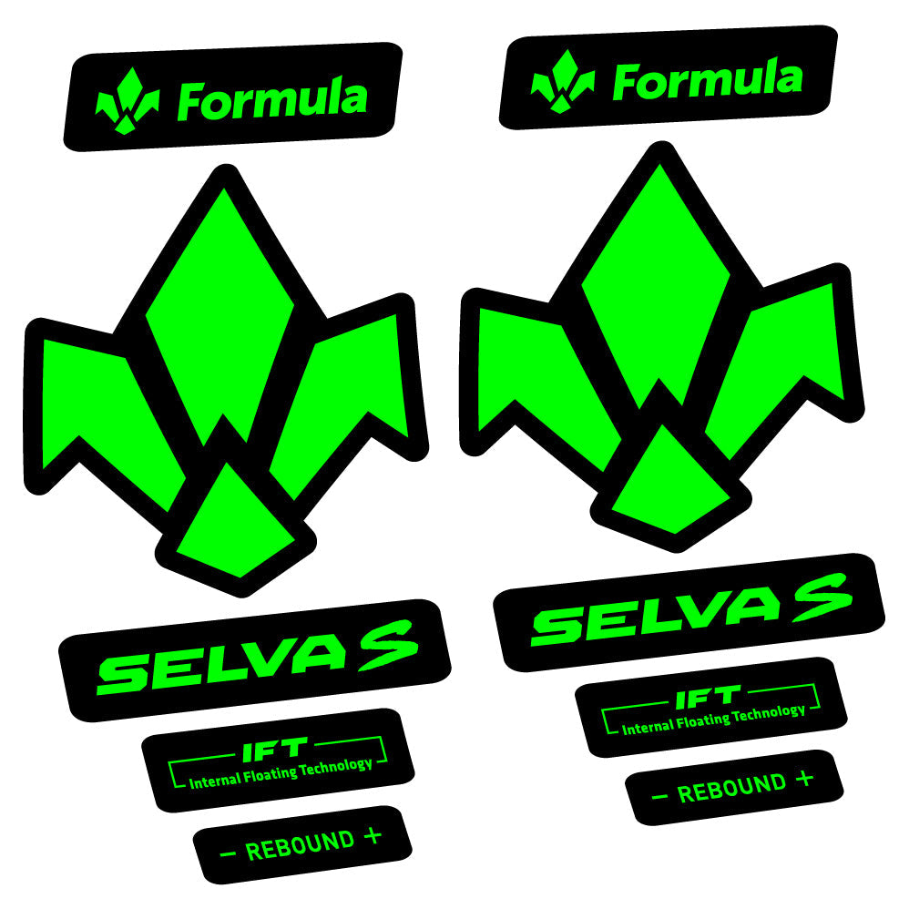 Stickers Formula Selva S 2019 compatibles Autocollants fourche