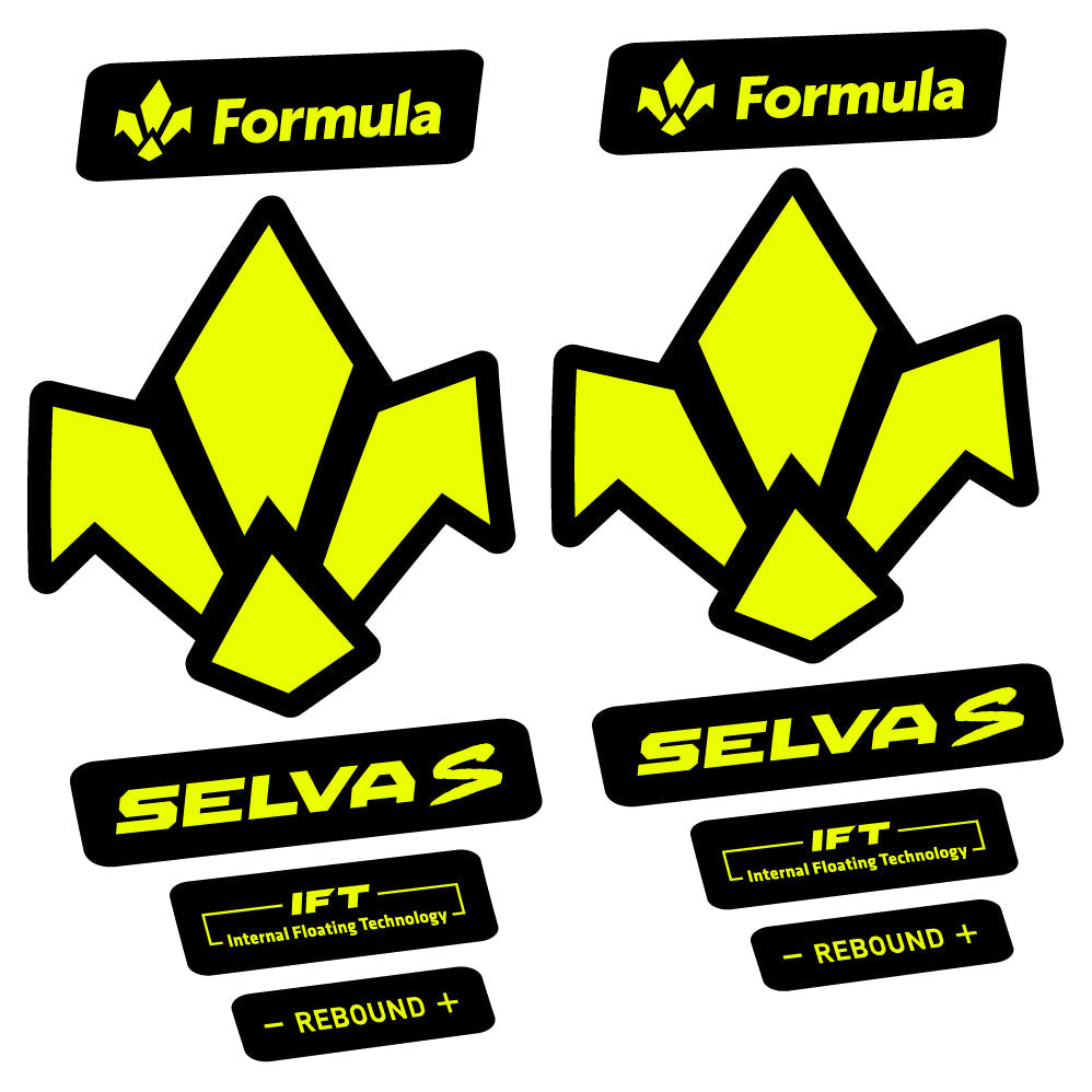 Stickers Formula Selva S 2019 compatibles Autocollants fourche