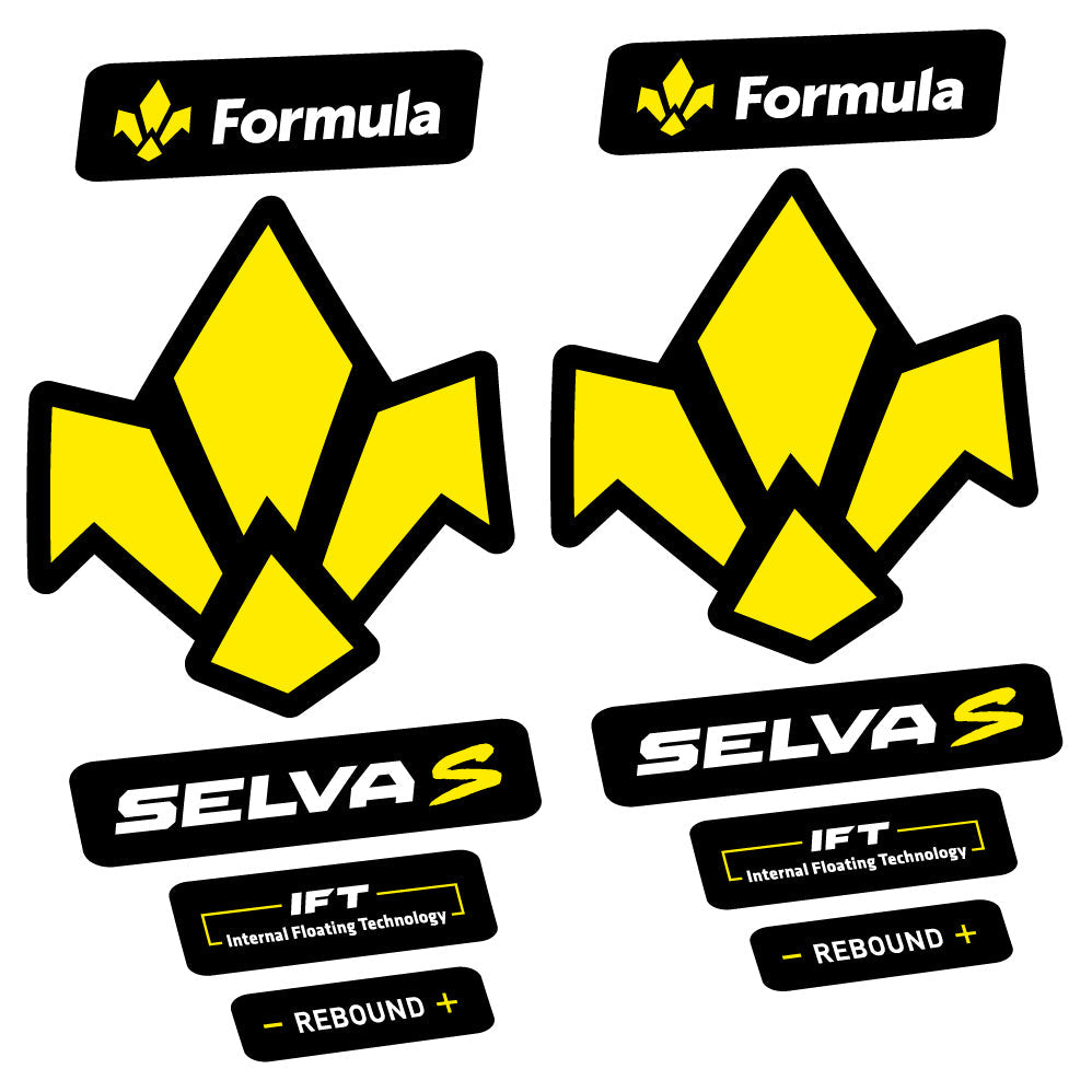 Stickers Formula Selva S 2019 compatibles Autocollants fourche