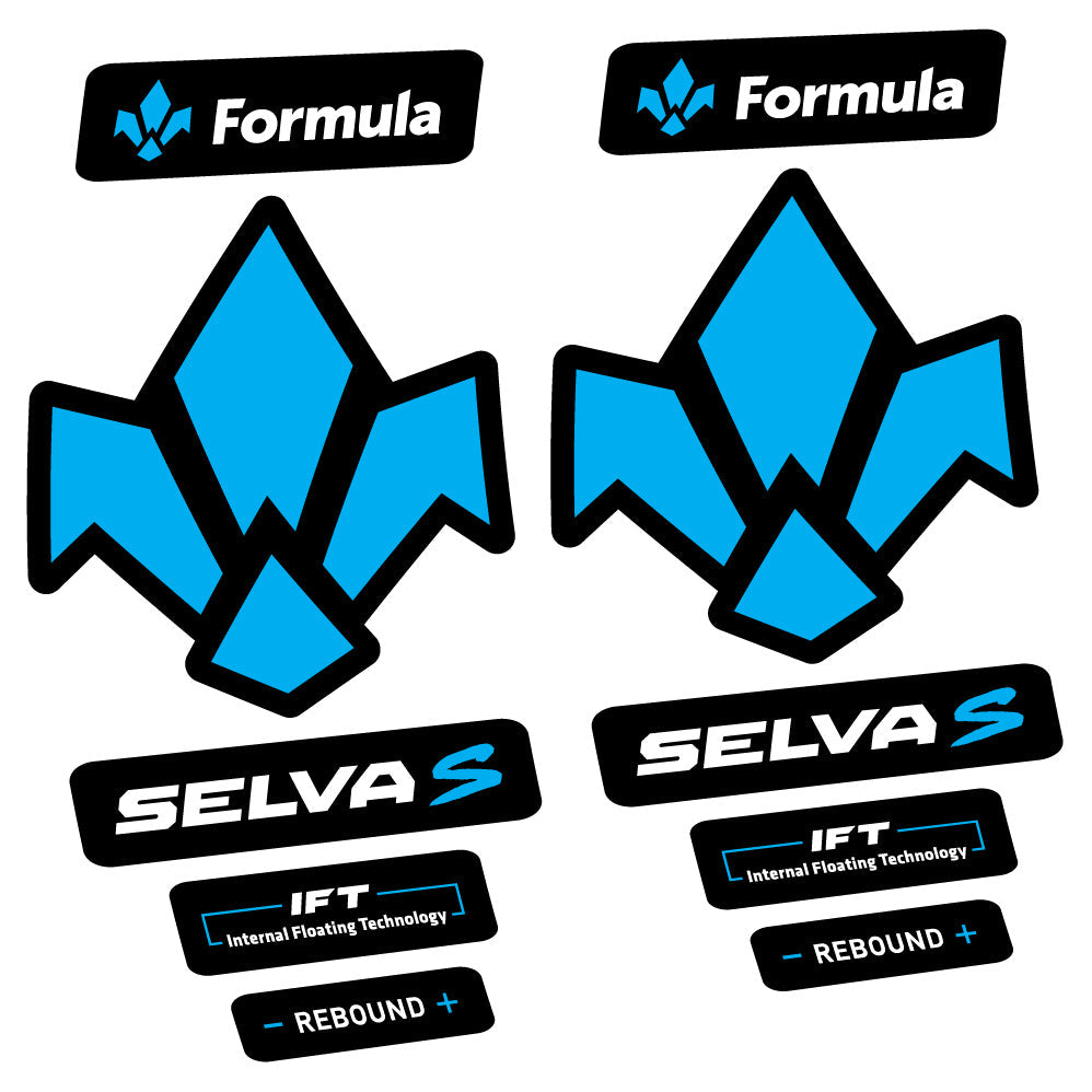 Stickers Formula Selva S 2019 compatibles Autocollants fourche