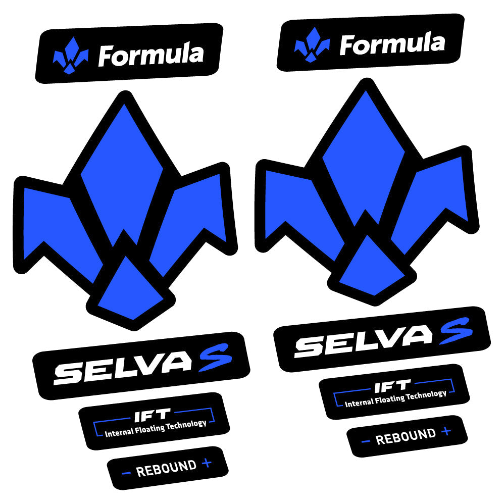 Stickers Formula Selva S 2019 compatibles Autocollants fourche