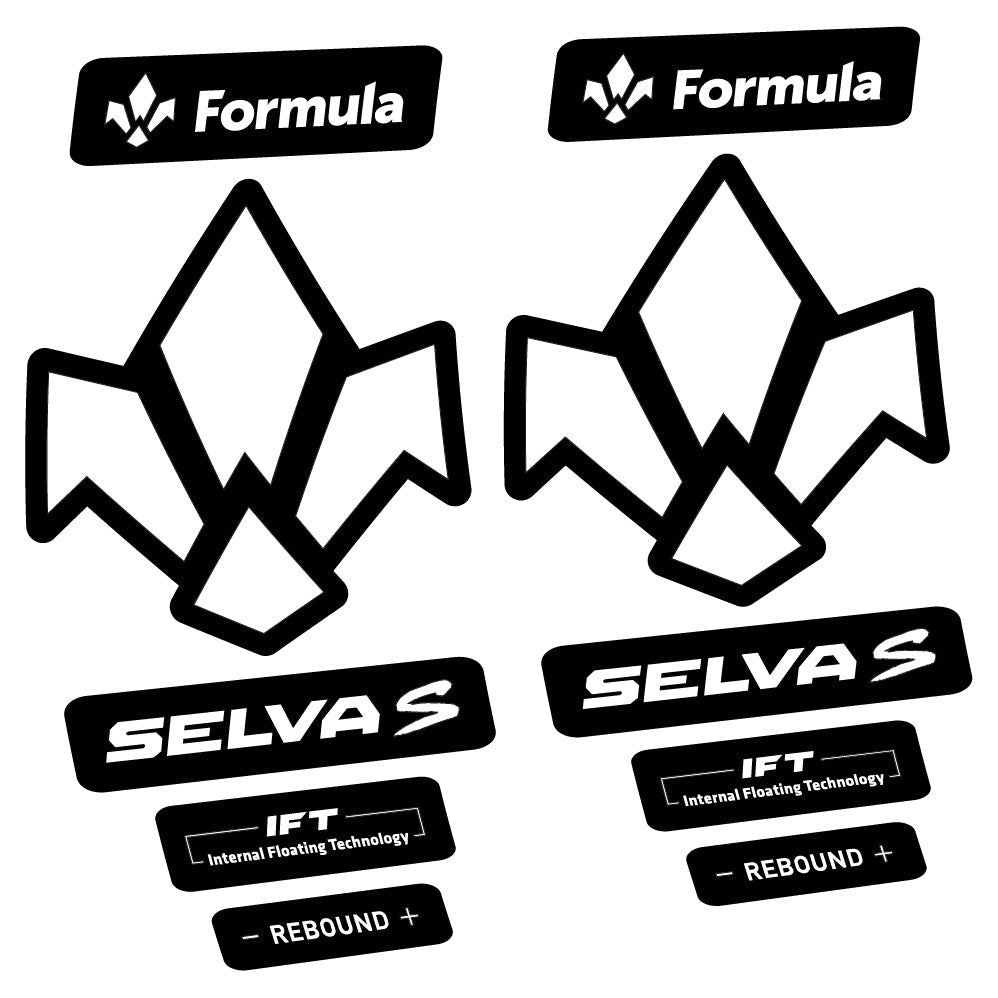 Stickers Formula Selva S 2019 compatibles Autocollants fourche