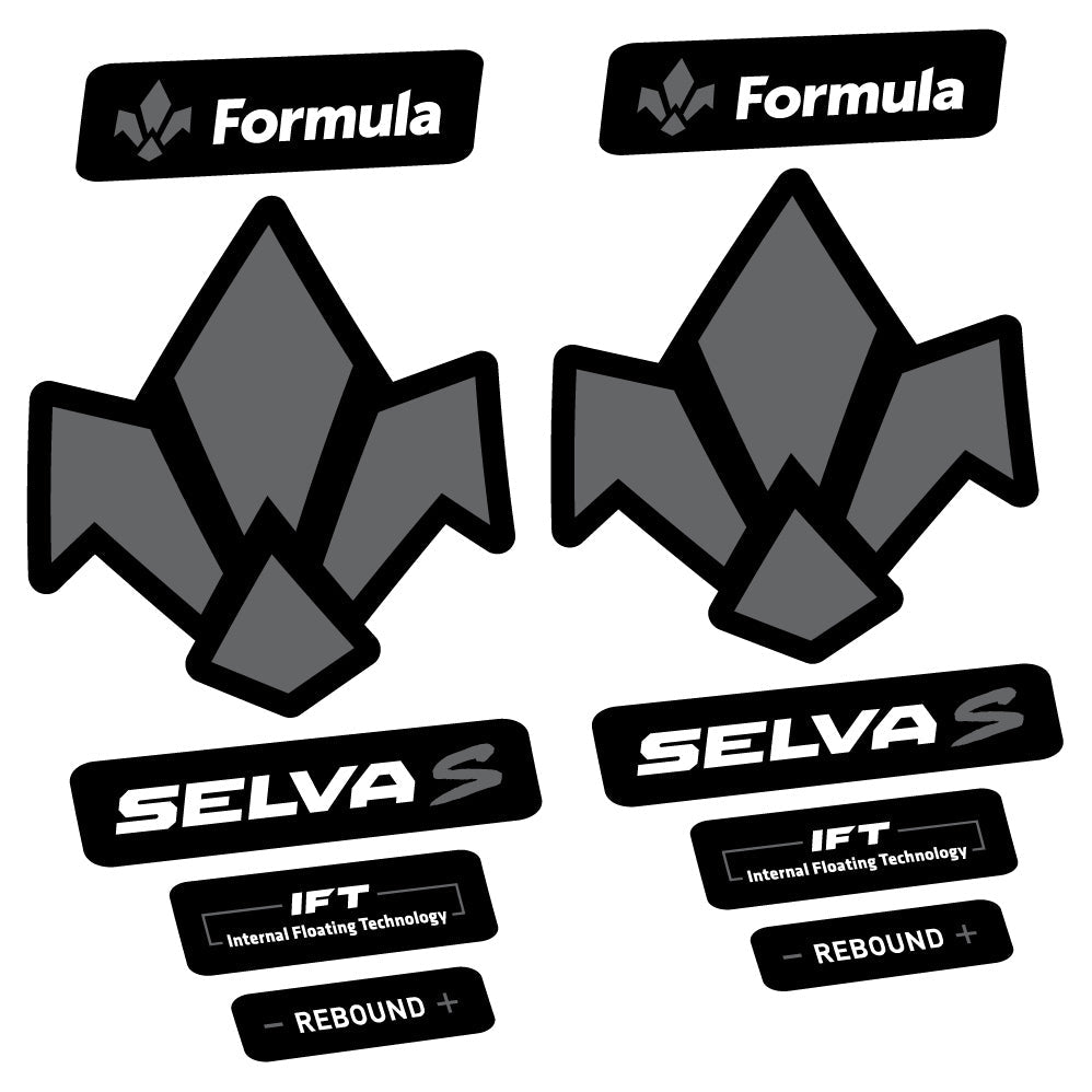 Stickers Formula Selva S 2019 compatibles Autocollants fourche