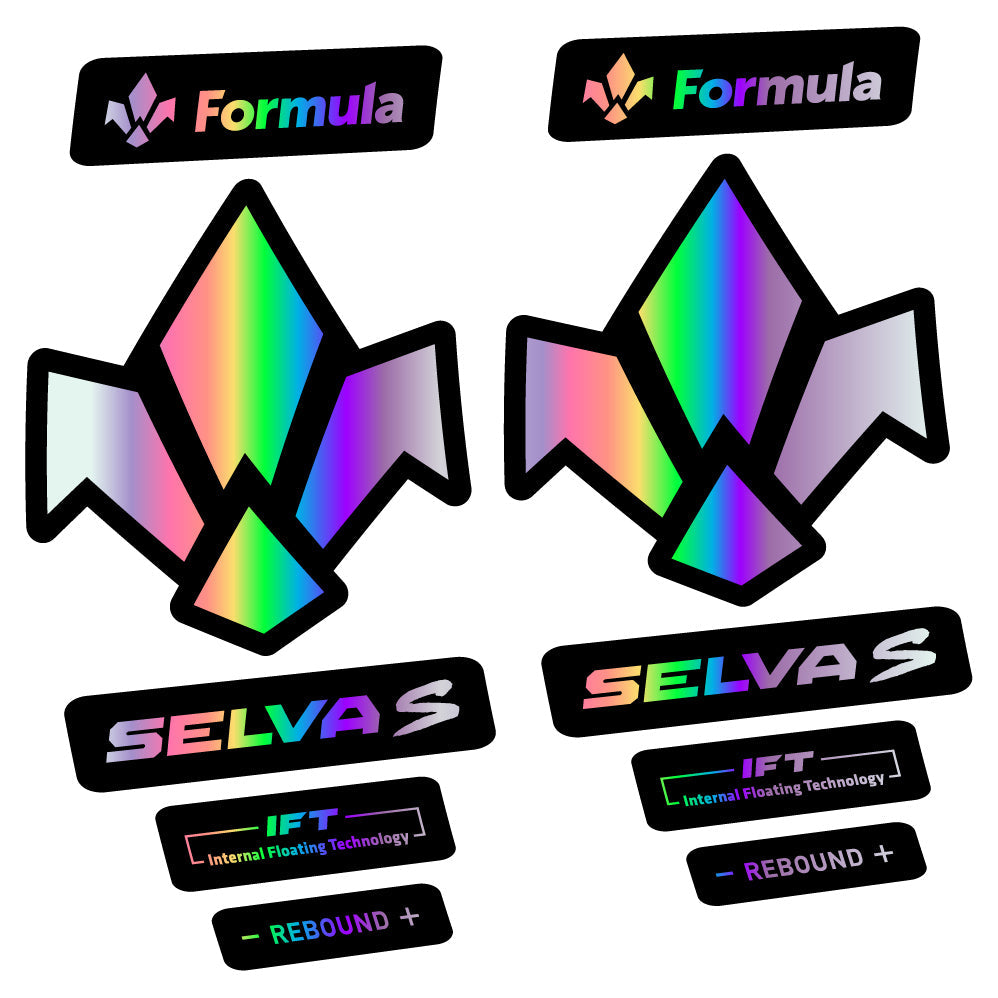 Stickers Formula Selva S 2019 compatibles Autocollants fourche