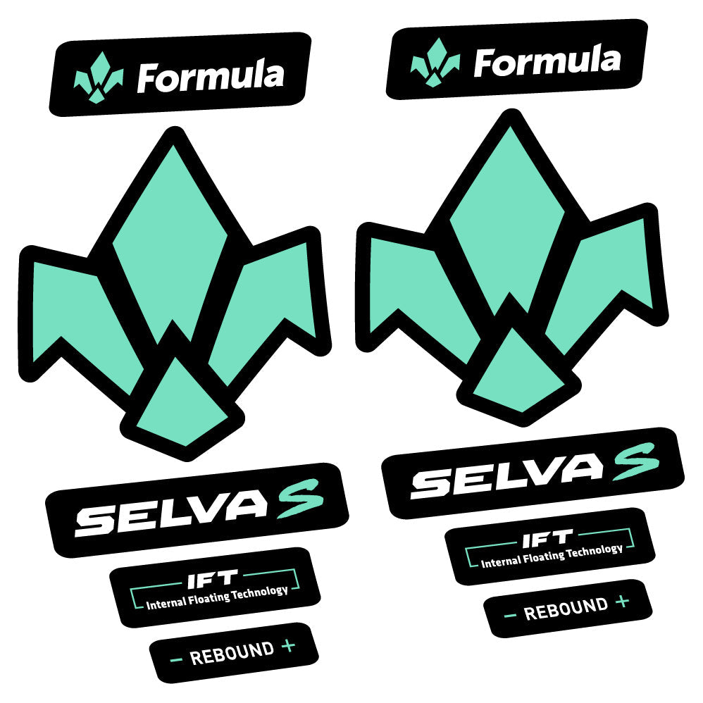 Stickers Formula Selva S 2019 compatibles Autocollants fourche
