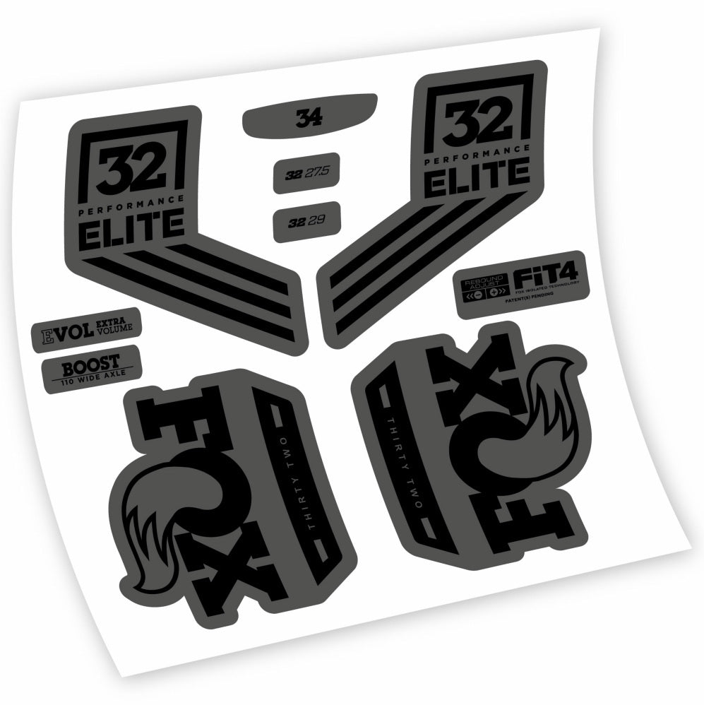 Stickers Fox 32 Performance Elite 2016 compatibles Autocollants fourche 29"