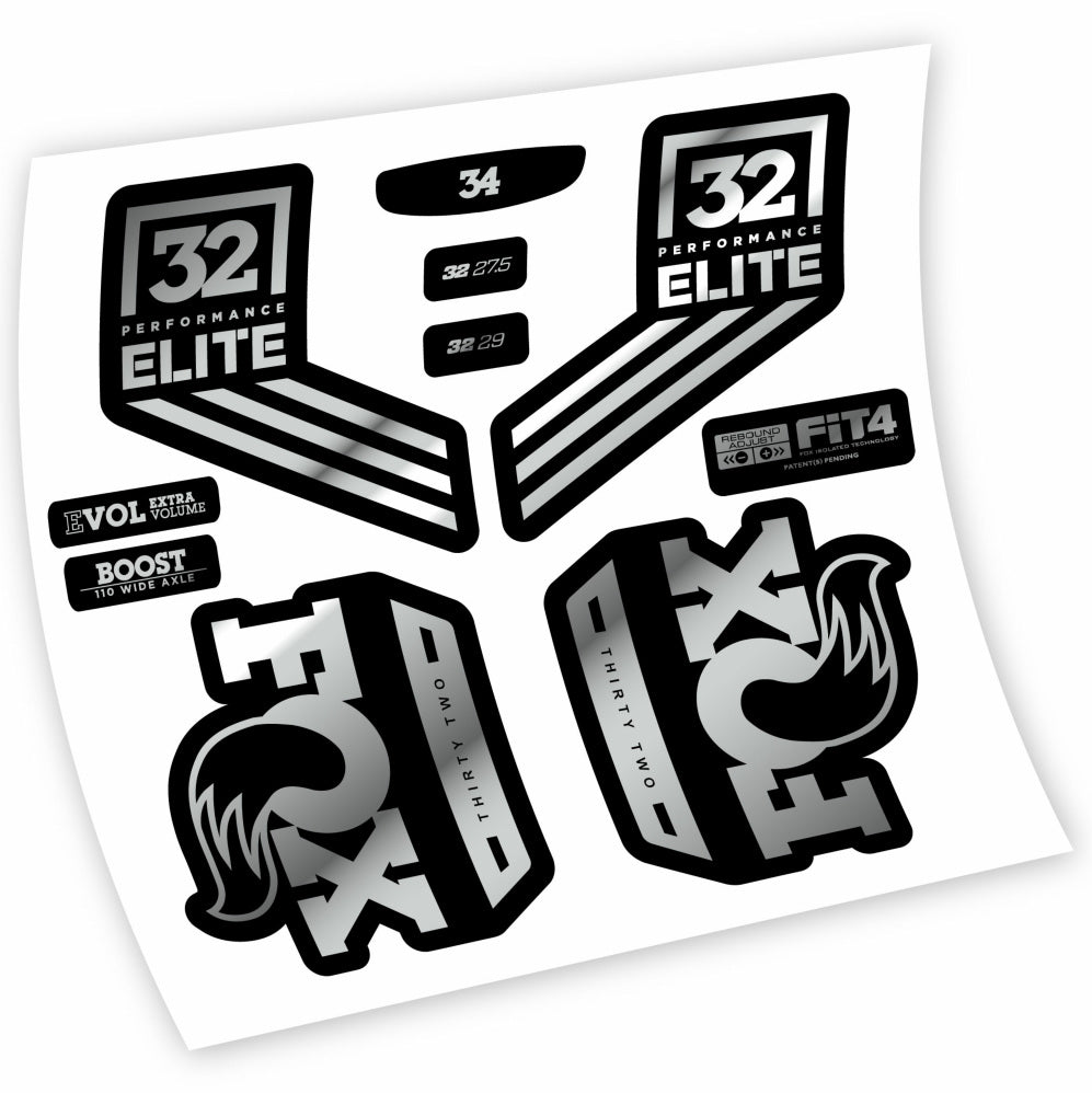 Stickers Fox 32 Performance Elite 2016 compatibles Autocollants fourche 29"