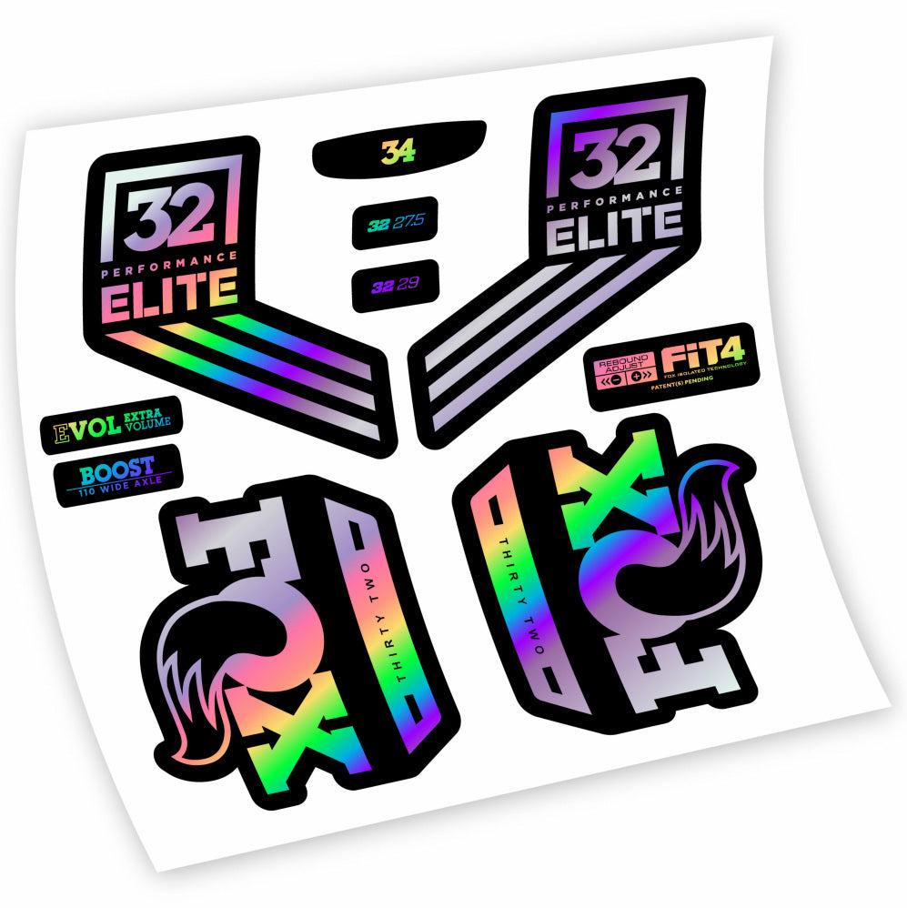 Stickers Fox 32 Performance Elite 2016 compatibles Autocollants fourche 29"