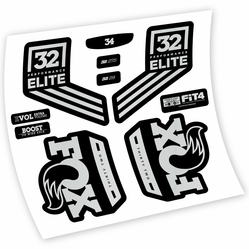 Stickers Fox 32 Performance Elite 2016 compatibles Autocollants fourche 29"