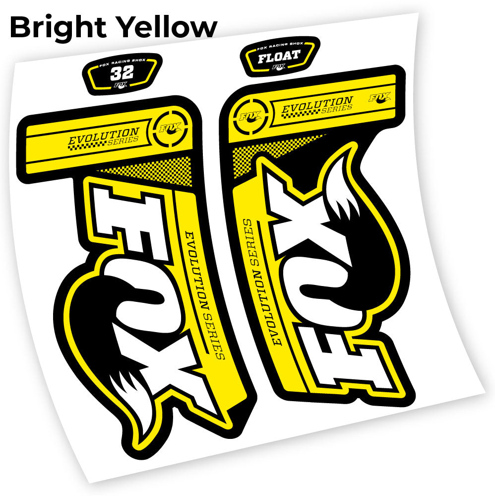 Stickers Fox 32 Float Evolution 2015 compatibles Autocollants fourche