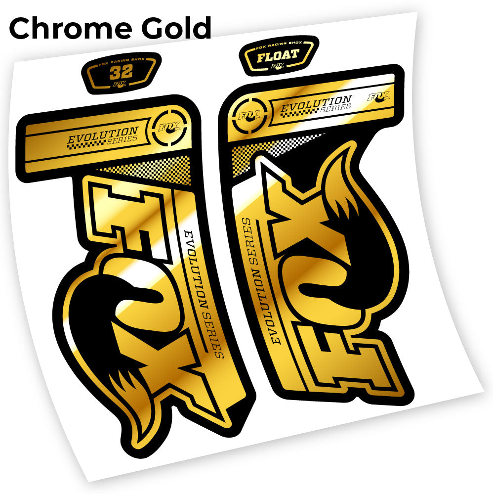 Stickers Fox 32 Float Evolution 2015 compatibles Autocollants fourche
