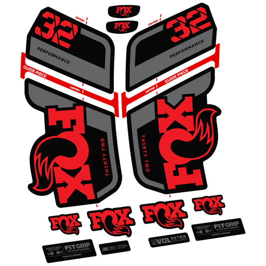 Stickers Fox 32 Performance 2022 VEC compatibles Autocollants fourche VTT